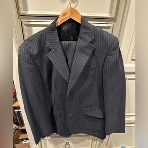 Chairelli Black Pinstripe Suit Set W32
